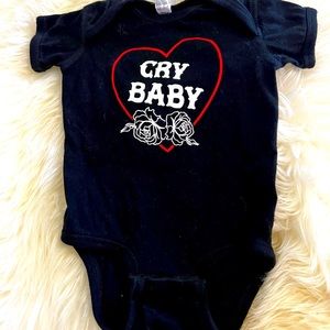 Johnny Depp “Cry Baby” Onesie